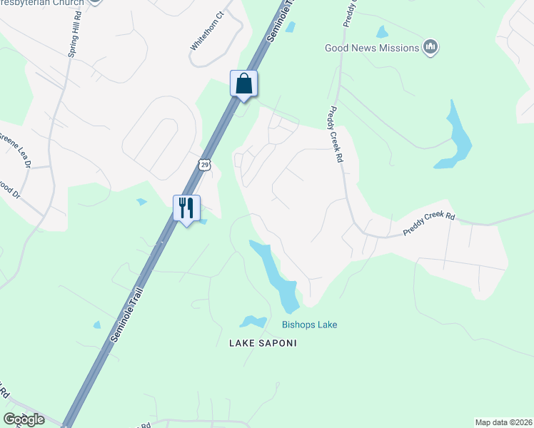 map of restaurants, bars, coffee shops, grocery stores, and more near 316 Daniels Road in Barboursville