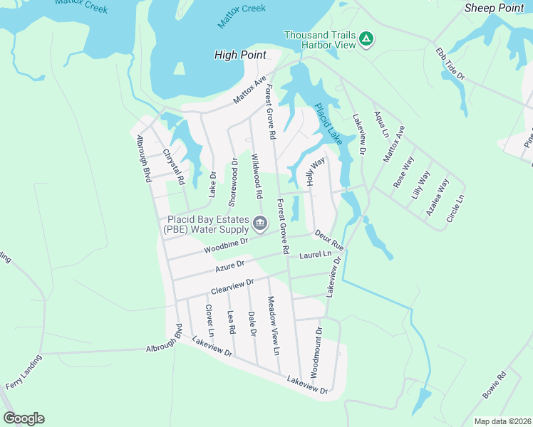 map of restaurants, bars, coffee shops, grocery stores, and more near 72 Wildwood Road in Colonial Beach
