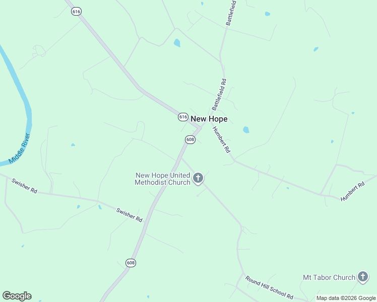 map of restaurants, bars, coffee shops, grocery stores, and more near 517 Battlefield Road in New Hope