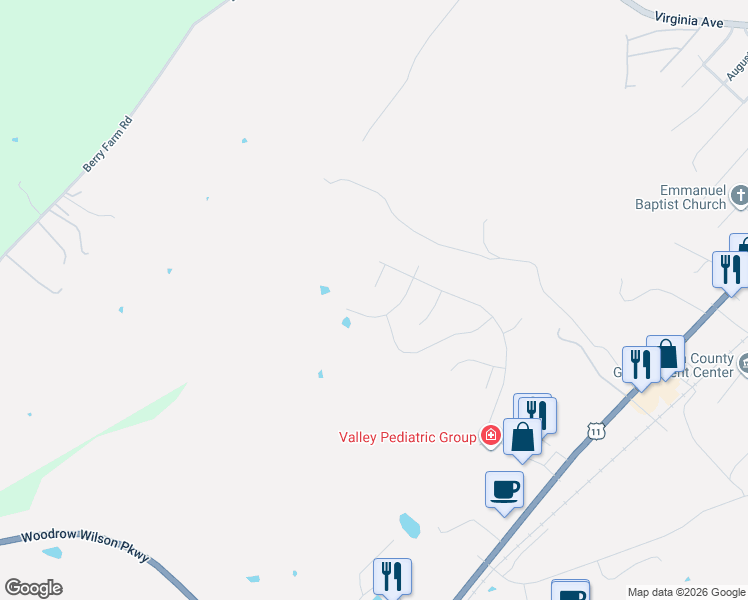 map of restaurants, bars, coffee shops, grocery stores, and more near 82 Lee Highway in Verona