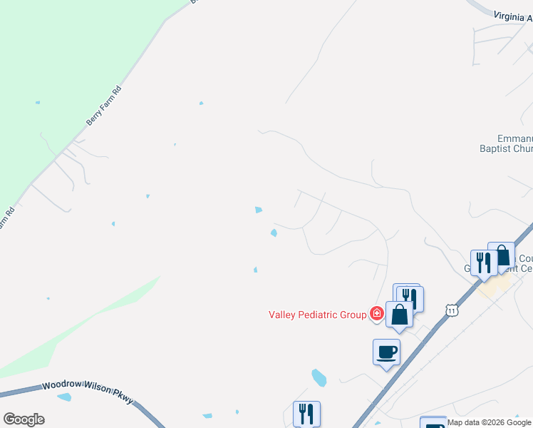map of restaurants, bars, coffee shops, grocery stores, and more near 82 Lee Highway in Verona