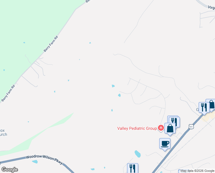 map of restaurants, bars, coffee shops, grocery stores, and more near 82 Lee Highway in Verona