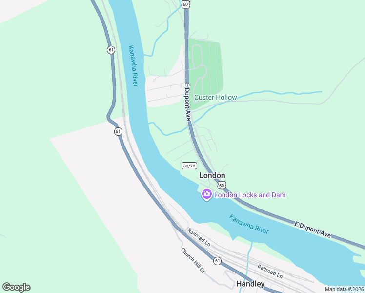 map of restaurants, bars, coffee shops, grocery stores, and more near 113 County Route 60/73 in London