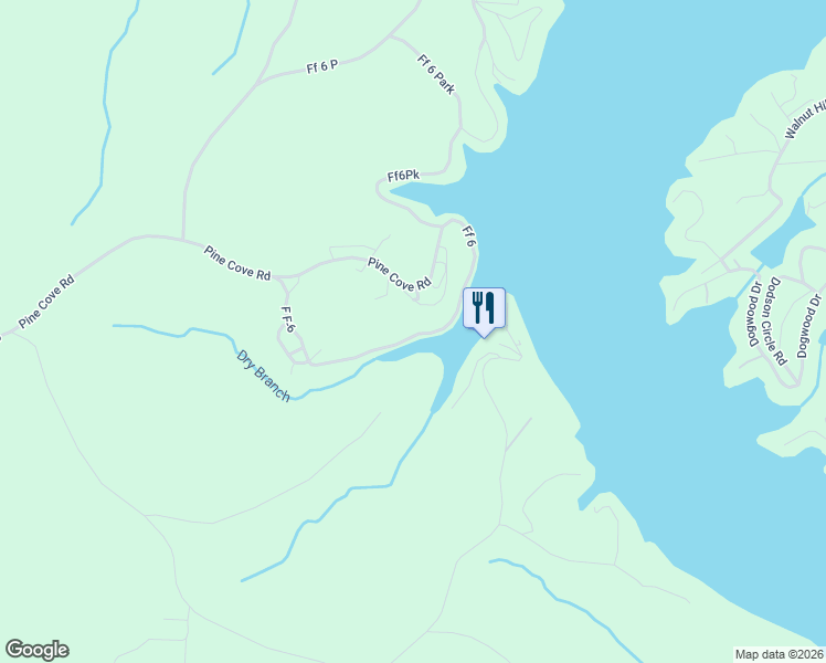 map of restaurants, bars, coffee shops, grocery stores, and more near Pine Cove Road in Edwards