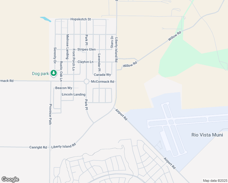 map of restaurants, bars, coffee shops, grocery stores, and more near 1974 Freedom Way in Rio Vista