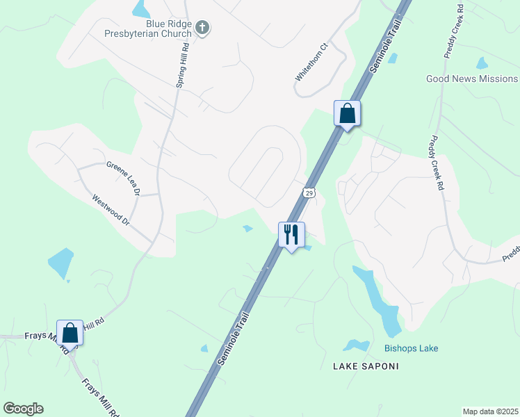 map of restaurants, bars, coffee shops, grocery stores, and more near 286 Holly Hill Drive in Barboursville