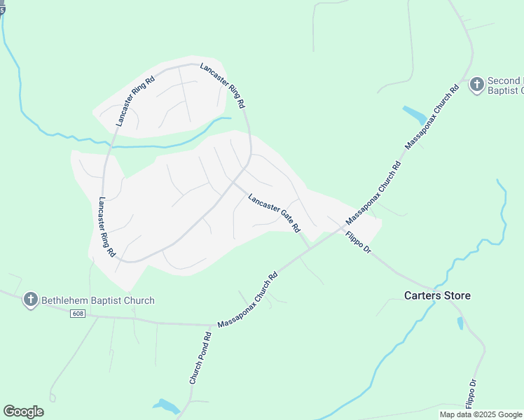 map of restaurants, bars, coffee shops, grocery stores, and more near 8708 Lancaster Gate Road in Fredericksburg
