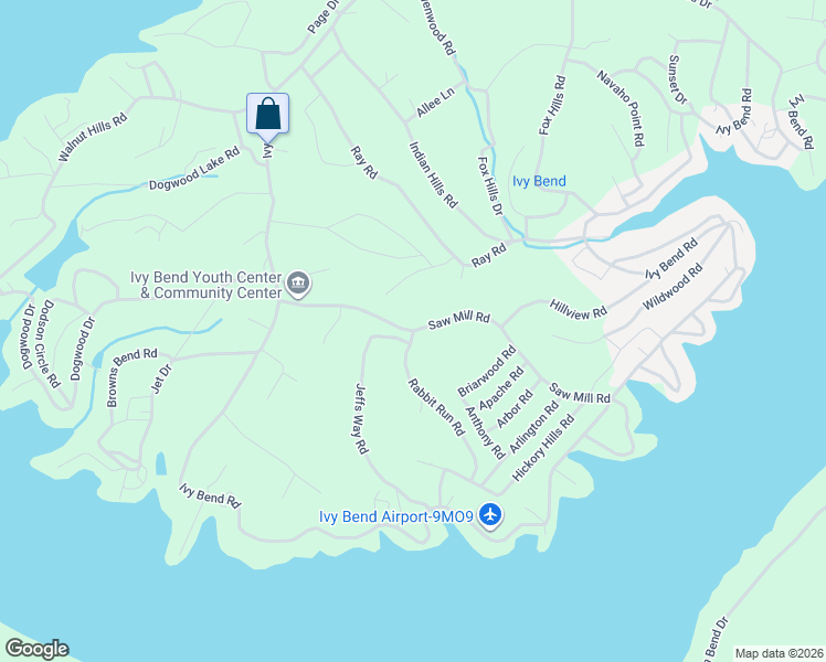 map of restaurants, bars, coffee shops, grocery stores, and more near Saw Mill Road in Stover