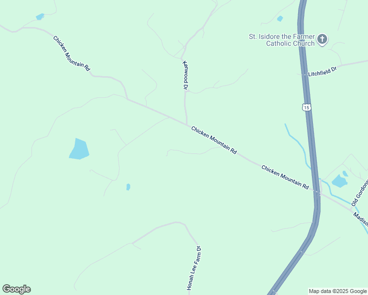 map of restaurants, bars, coffee shops, grocery stores, and more near 13326 Chicken Mountain Road in Orange