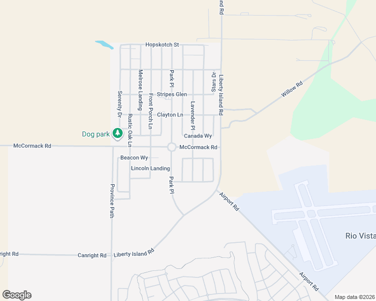 map of restaurants, bars, coffee shops, grocery stores, and more near 4435 McCormack Road in Rio Vista