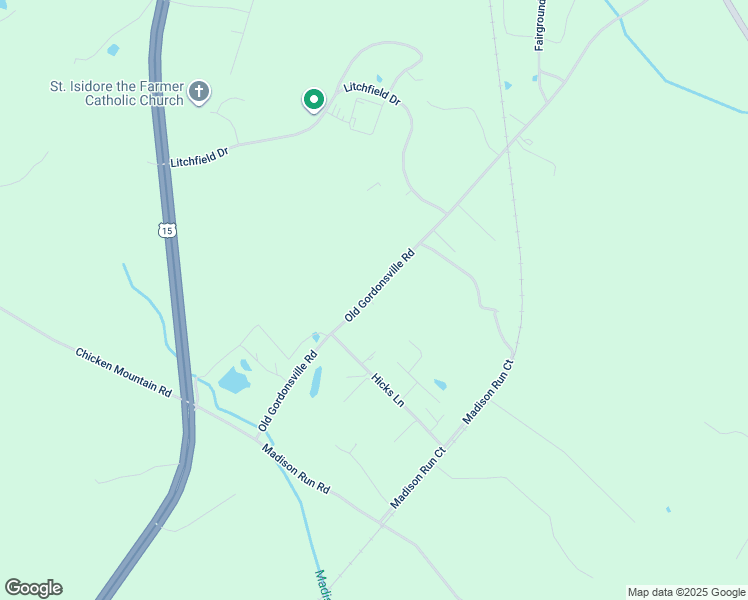 map of restaurants, bars, coffee shops, grocery stores, and more near 15181 Old Gordonsville Road in Orange