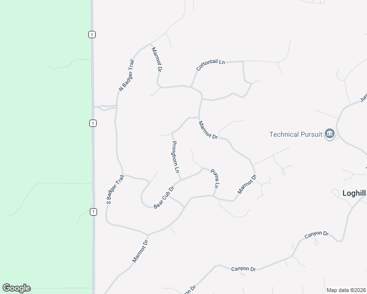 map of restaurants, bars, coffee shops, grocery stores, and more near 205 Pronghorn Lane in Ridgway