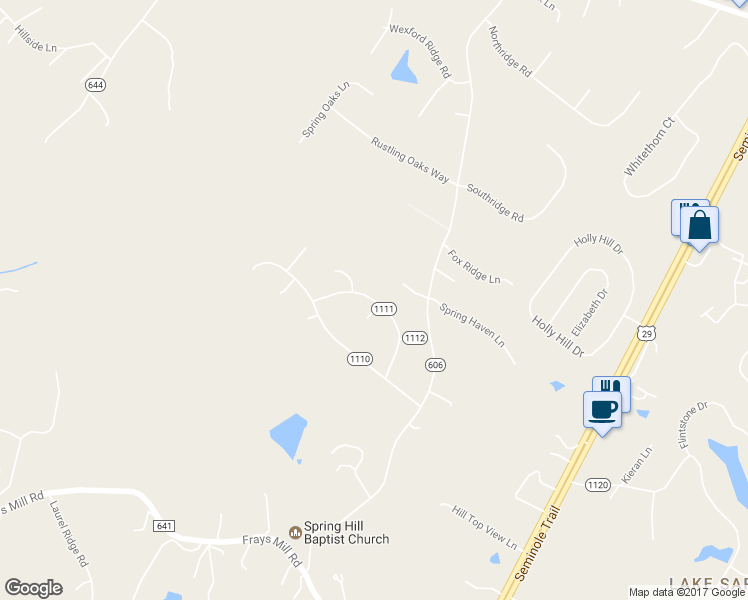 map of restaurants, bars, coffee shops, grocery stores, and more near 216 Greene Lea Drive in Ruckersville