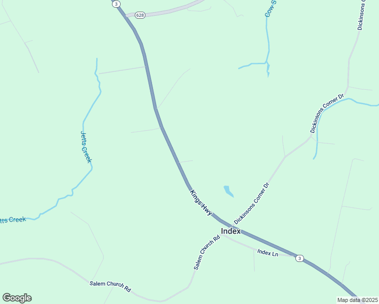 map of restaurants, bars, coffee shops, grocery stores, and more near 15427 Kings Highway in King George