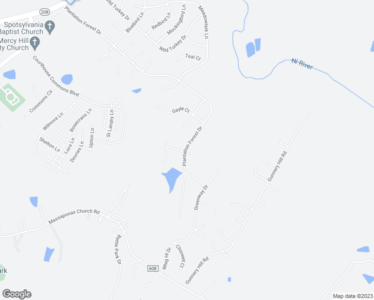 map of restaurants, bars, coffee shops, grocery stores, and more near 6677 Godwin Drive in Spotsylvania Courthouse