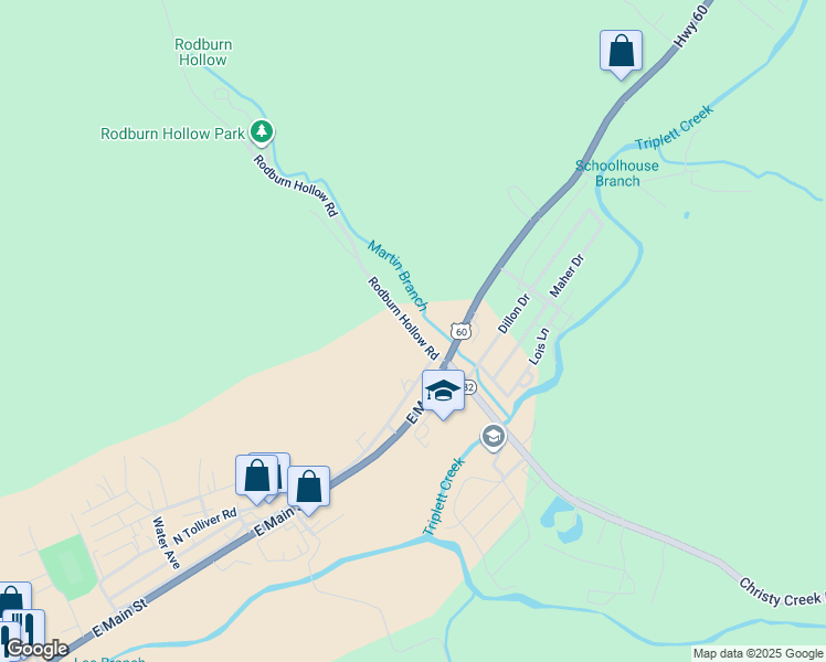 90 Rodburn Hollow Road, Morehead KY Walk Score