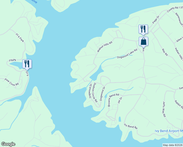 map of restaurants, bars, coffee shops, grocery stores, and more near 34188-34398 Dodson Circle Road in Stover