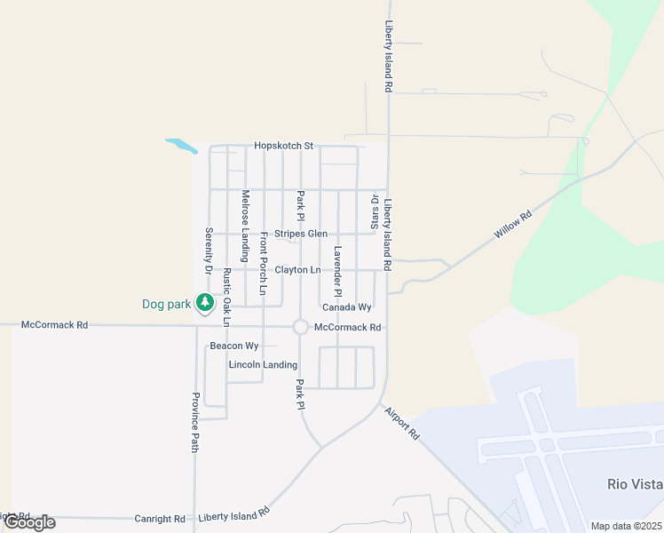 map of restaurants, bars, coffee shops, grocery stores, and more near 2107 Lavender Place in Rio Vista