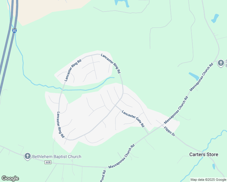 map of restaurants, bars, coffee shops, grocery stores, and more near 8808 New Castle Court in Fredericksburg