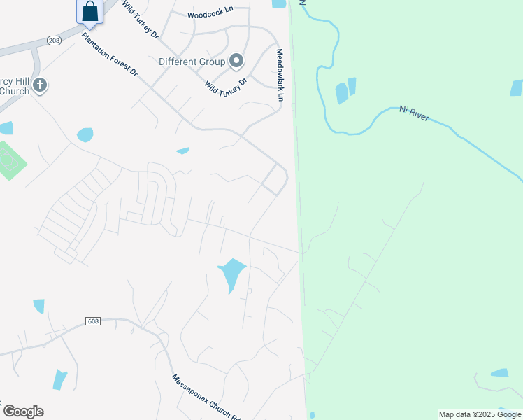 map of restaurants, bars, coffee shops, grocery stores, and more near 6506 Plantation Forest Drive in Spotsylvania Courthouse