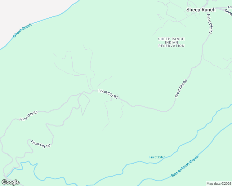 map of restaurants, bars, coffee shops, grocery stores, and more near 14541 Fricot City Road in Sheep Ranch