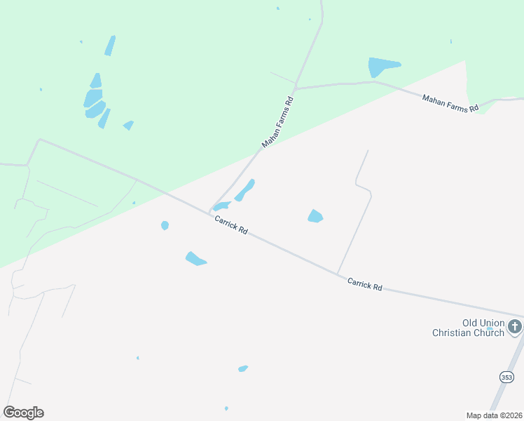 map of restaurants, bars, coffee shops, grocery stores, and more near 2385 Carrick Road in Georgetown