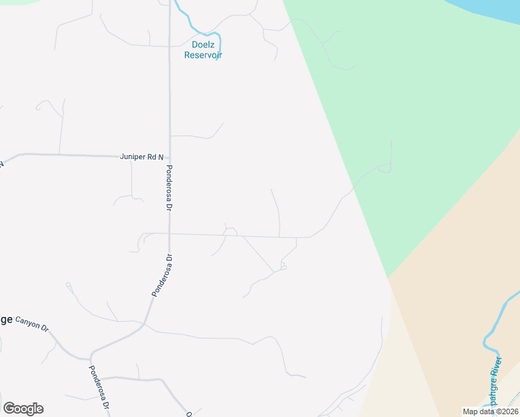 map of restaurants, bars, coffee shops, grocery stores, and more near Snowberry Lane in Ridgway