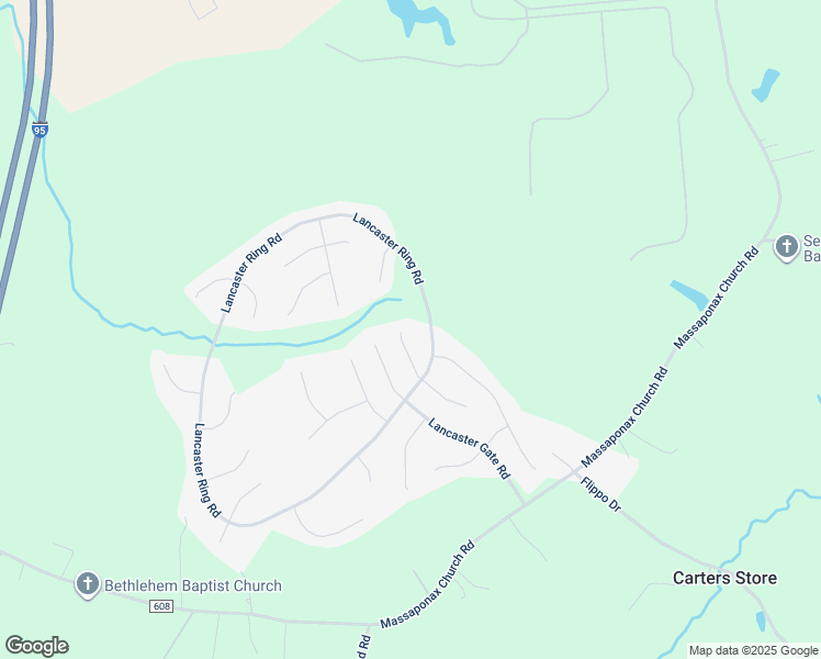 map of restaurants, bars, coffee shops, grocery stores, and more near 8809 New Castle Court in Fredericksburg