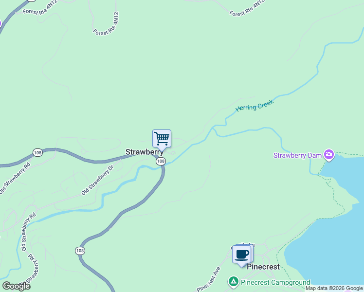 map of restaurants, bars, coffee shops, grocery stores, and more near 28707 Herring Creek Lane in Cold Springs