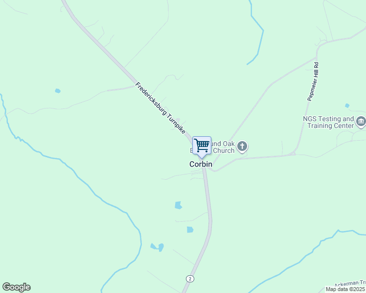 map of restaurants, bars, coffee shops, grocery stores, and more near 4484 Fredericksburg Turnpike in Woodford