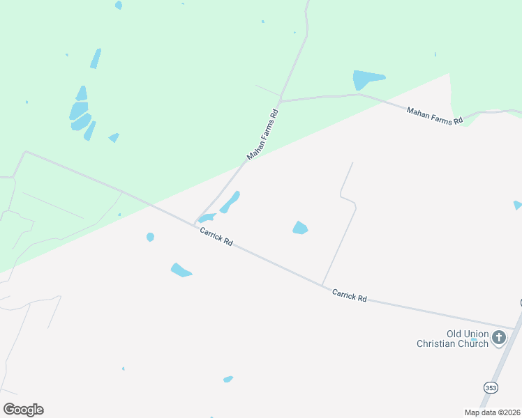 map of restaurants, bars, coffee shops, grocery stores, and more near 2385 Carrick Road in Georgetown