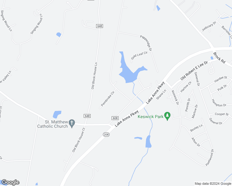 map of restaurants, bars, coffee shops, grocery stores, and more near 8008 Pembroke Circle in Spotsylvania Courthouse