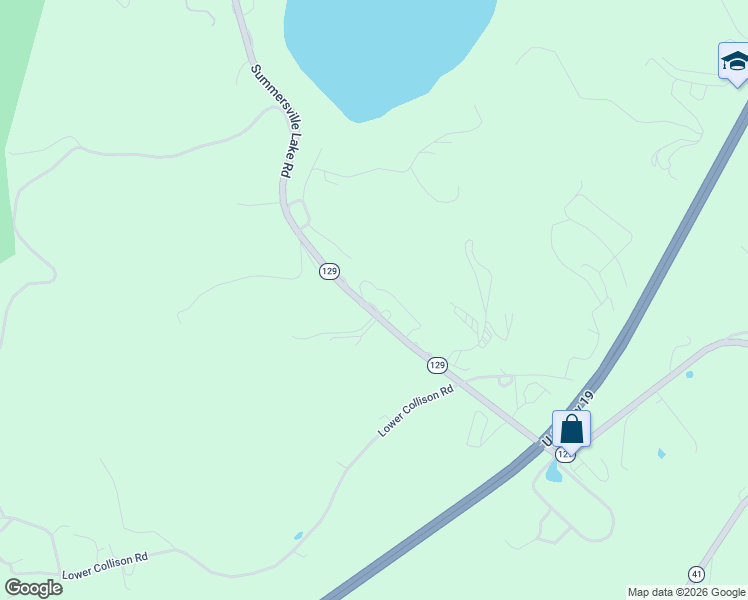 map of restaurants, bars, coffee shops, grocery stores, and more near 600-698 Summersville Lake Road in Mount Nebo