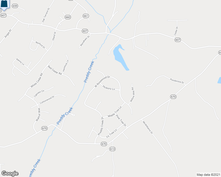 map of restaurants, bars, coffee shops, grocery stores, and more near 117 Hickory Lane in Barboursville