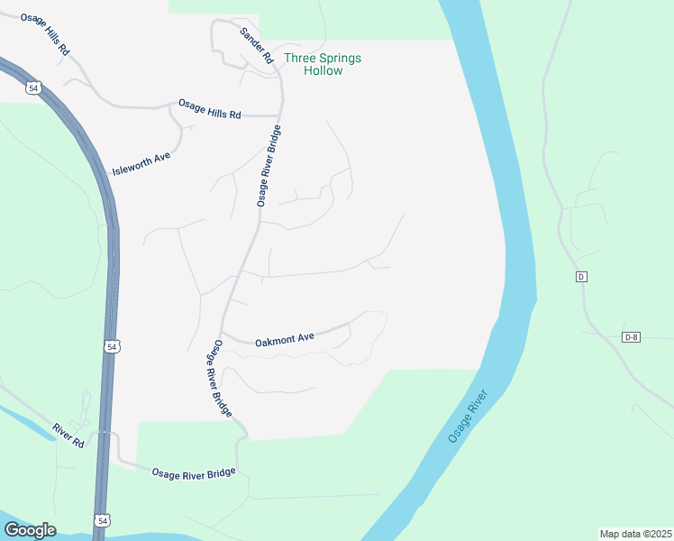 map of restaurants, bars, coffee shops, grocery stores, and more near Cherry Hill Avenue in Lake Ozark