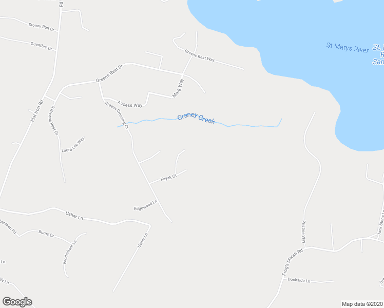 map of restaurants, bars, coffee shops, grocery stores, and more near 46230 Kayak Court in Great Mills