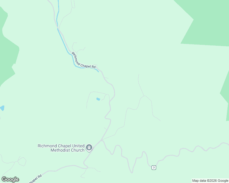 map of restaurants, bars, coffee shops, grocery stores, and more near Richmond Chapel Road in Hico