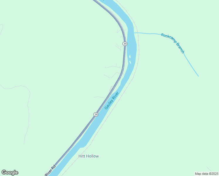 map of restaurants, bars, coffee shops, grocery stores, and more near 3277 Gauley River Road in Belva