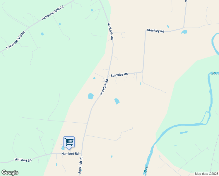 map of restaurants, bars, coffee shops, grocery stores, and more near 3459 Rockfish Road in Grottoes