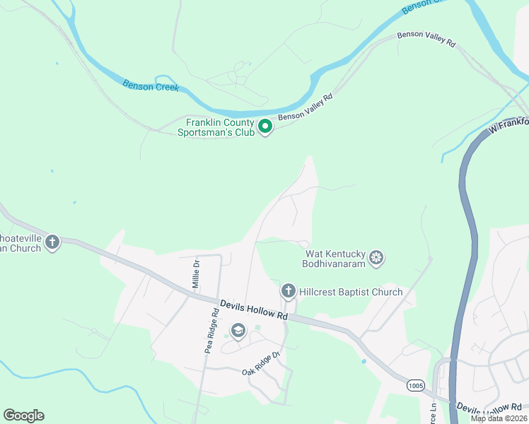 map of restaurants, bars, coffee shops, grocery stores, and more near 830 Moss Lane in Frankfort