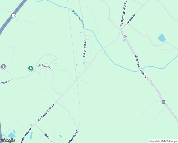 map of restaurants, bars, coffee shops, grocery stores, and more near 14477 Old Gordonsville Road in Orange