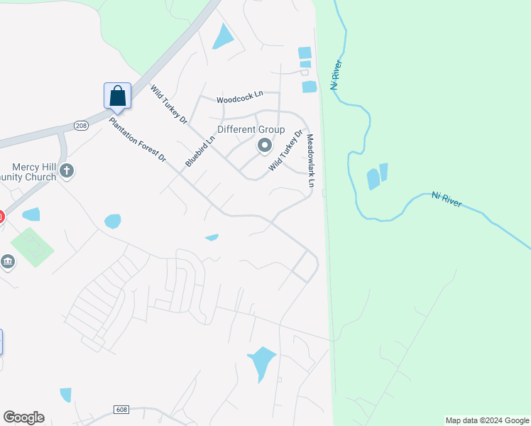 map of restaurants, bars, coffee shops, grocery stores, and more near 6803 Plantation Forest Drive in Spotsylvania