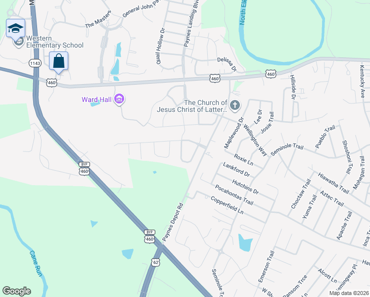 map of restaurants, bars, coffee shops, grocery stores, and more near 111 Mcclelland Springs Drive in Georgetown