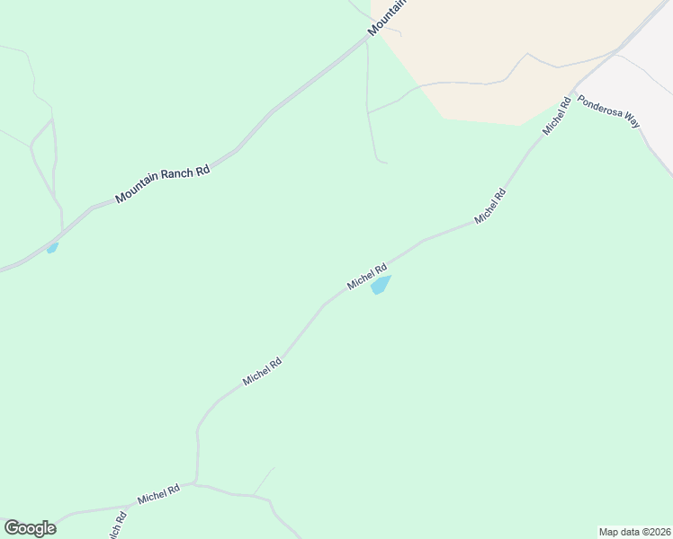 map of restaurants, bars, coffee shops, grocery stores, and more near 6612 Michel Road in Mountain Ranch