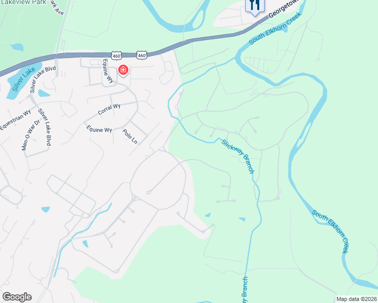 map of restaurants, bars, coffee shops, grocery stores, and more near 101 Duntreath Street in Frankfort