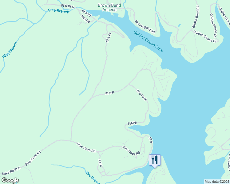 map of restaurants, bars, coffee shops, grocery stores, and more near Ff 6 P in Camden County