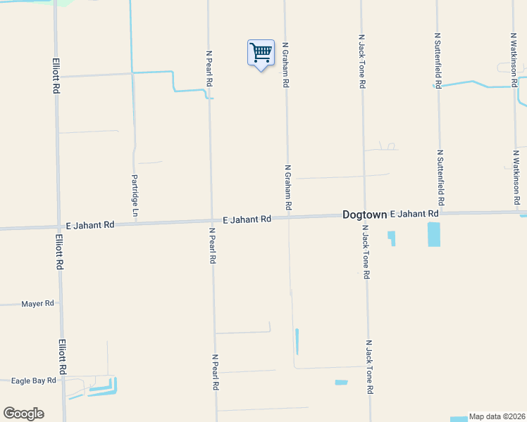 map of restaurants, bars, coffee shops, grocery stores, and more near 12999 East Jahant Road in Acampo