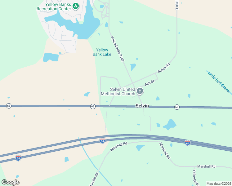 map of restaurants, bars, coffee shops, grocery stores, and more near 7077 Selvin Road in Dale