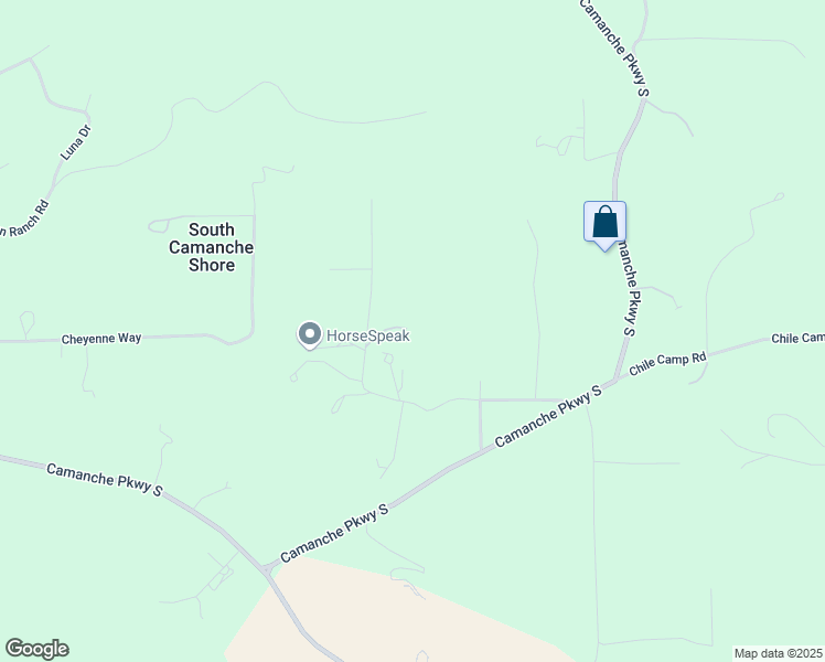 map of restaurants, bars, coffee shops, grocery stores, and more near 11537 Arapaho Way in Burson