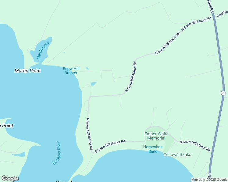 map of restaurants, bars, coffee shops, grocery stores, and more near 19699 North Snow Hill Manor Road in Lexington Park